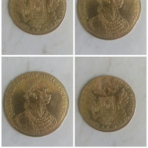 Продам золотую монету короля Австро Венгрии 1913 года
