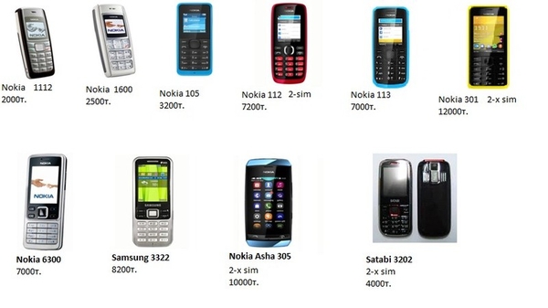 Оригинальные телефоны Nokia,  Samsung,  Телефоны дешево в Шымкенте. 